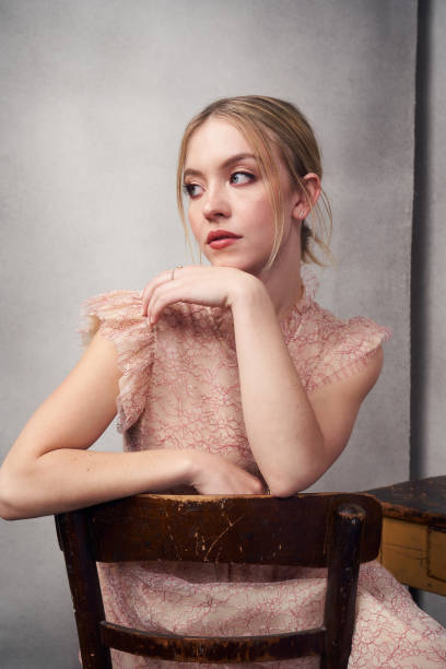 Sydney Sweeney of film 'Clementine' poses for a portrait during the 2019 Tribeca Film Festival at Spring Studio on April 28, 2019 in New York City (408×612)