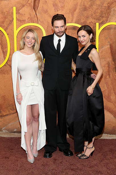 Sydney Sweeney, Sam Levinson and Maude Apatow attend the Los Angeles Premiere of HBO's "Euphoria" Season 3 at TCL Chi...