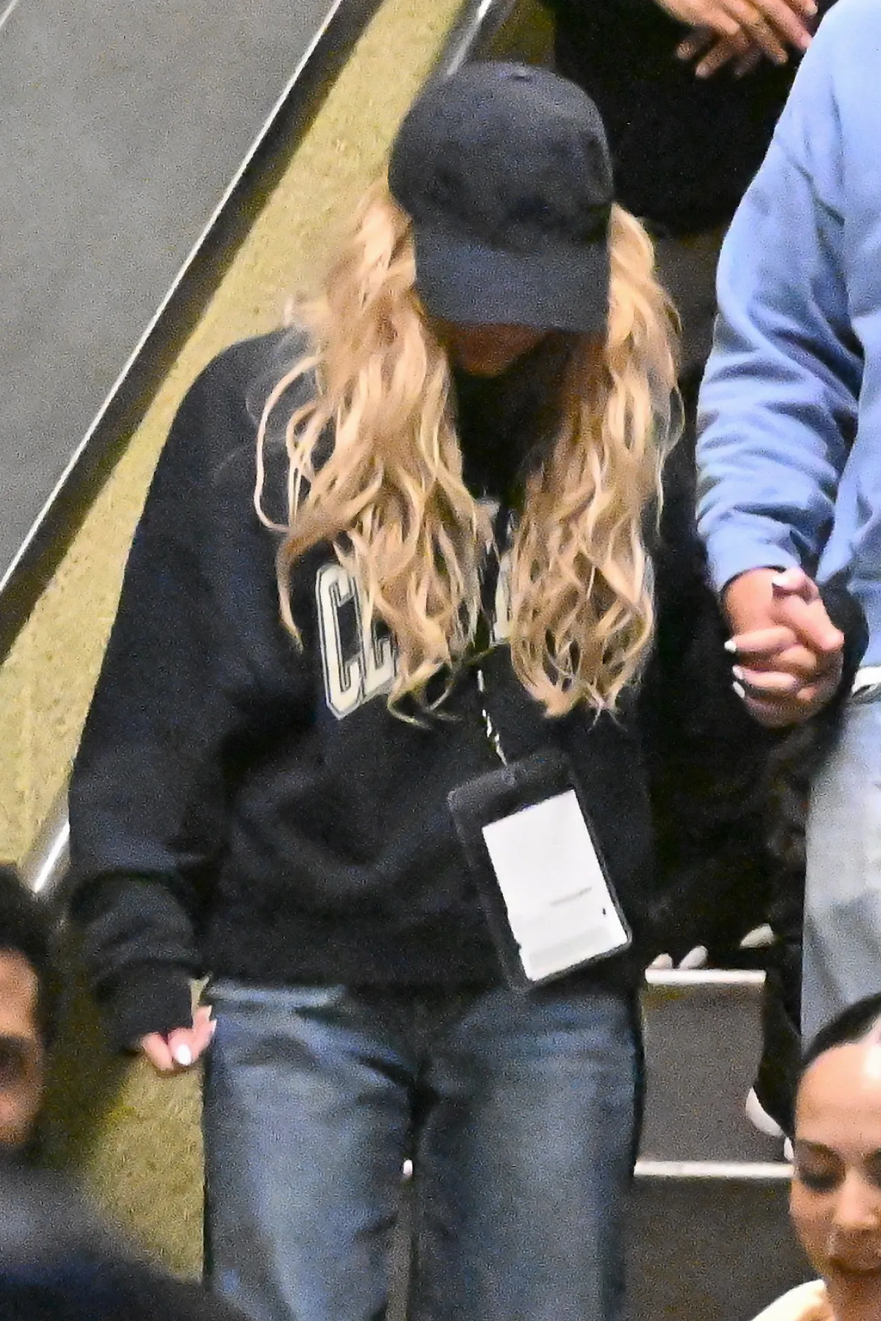 Sydney Sweeney Wears a Varsity Sweatshirt and Bagg