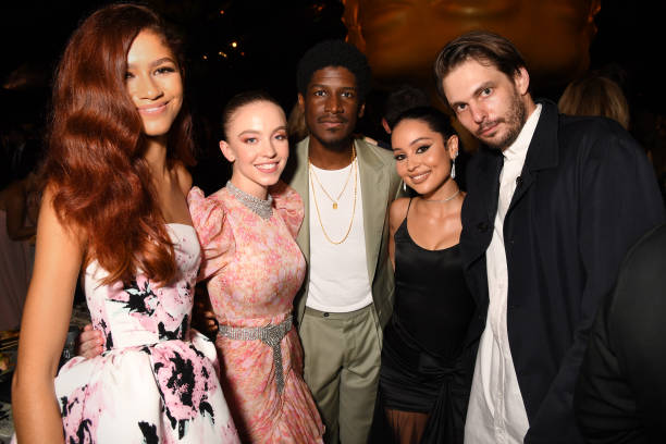 Zendaya, Sydney Sweeney, Labrinth, Alexa Demie, and Sam Levinson attend HBO's Official 2019 Emmy After Party on September 22, 2019 in Los Angeles, California.